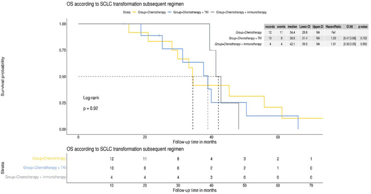 Impact of Subsequent Treatment on Clinical Outcomes in Patients with EGFR-Mutant Non-Small Cell Lung Cancer Transformed to Small-Cell Lung Cancer.