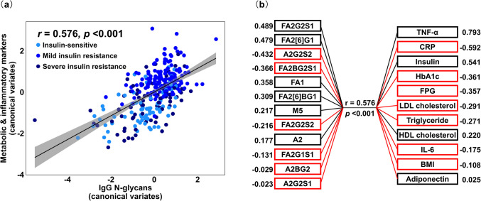 IgG N-glycosylation contributes to different severities of insulin resistance: implications for 3P medical approaches.