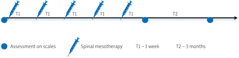 Spinal collagen mesotherapy in patients with chronic thoracic back pain: a retrospective analysis of effectiveness and safety in a 3-month follow-up.