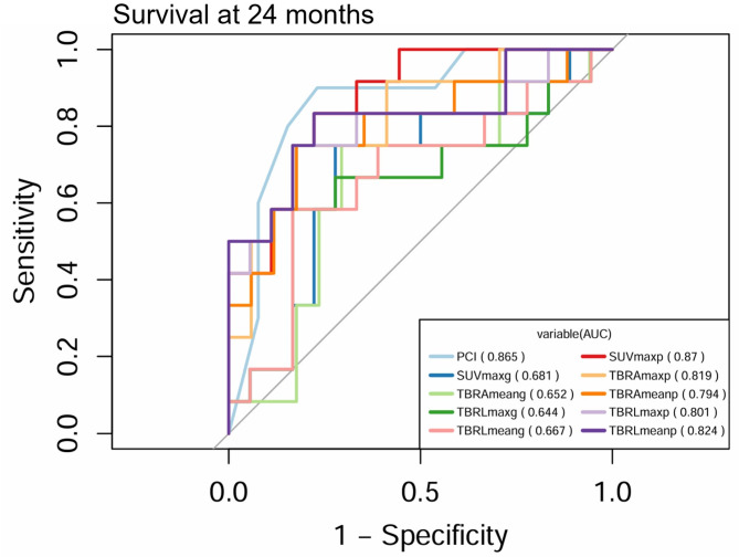 Preoperative assessment and prognostic prediction of gastric cancer patients with peritoneal metastasis using <sup>18</sup>F-FDG PET/CT before conversion surgery.