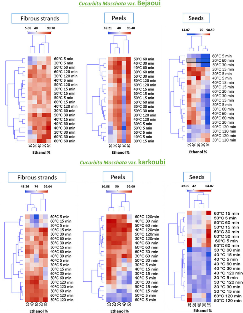 Optimization of phenolic compound extraction from Tunisian squash by-products: A sustainable approach for antioxidant and antibacterial applications.