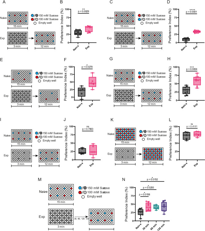 Comparative experience shapes sucrose preference through memory in Drosophila.
