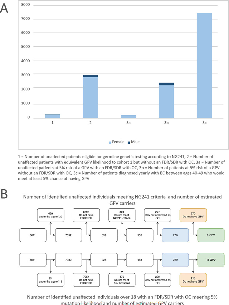 Impact of NICE Guideline NG241 'Ovarian Cancer: identifying and managing familial and genetic risk' on a regional NHS family history and clinical genetics service.