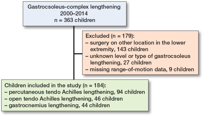 Development of ankle and knee range of motion after isolated gastrocsoleus lengthening in children with cerebral palsy: a register-based longitudinal cohort study.