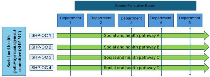 Promoting Coevolution Between Healthcare Organizations and Communities as Part of Social and Health Pathways Management in Quebec: Contributions of the Complex Adaptive Systems Approach.