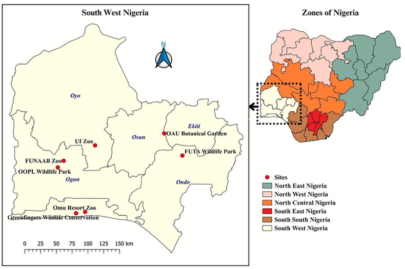 Molecular and Epidemiological Characterization of ESBL-producing <i>Escherichia coli</i> from Captive Wild Birds in Zoological Gardens in Nigeria.