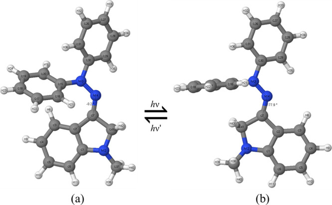 Study on the Photoinduced Isomerization Mechanism of Hydrazone Derivatives Molecular Switch.