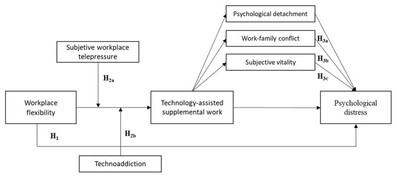 Working at Home Through Technology After the Workday Ended: Organizational and Personal Processes Involved and Their Direct and Indirect Effects on Mental Health.