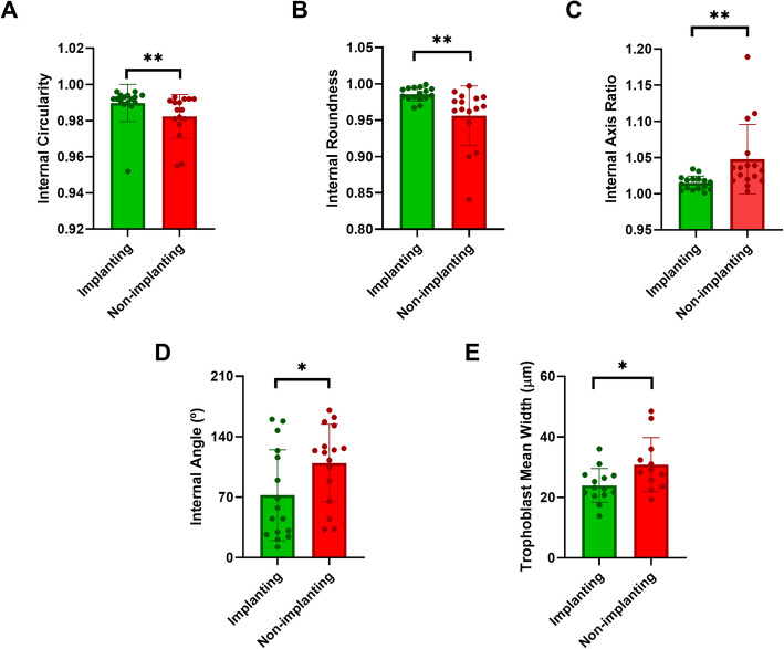 Predictive potential of combined secretomics and image-based morphometry as a non-invasive method for selecting implanting embryos.