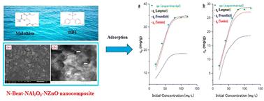 Removal assessment of malathion and dichlorodiphenyltrichloroethane pesticides from wastewater using intercalated bentonite clay with mixed aluminum–zinc oxides nanoparticles