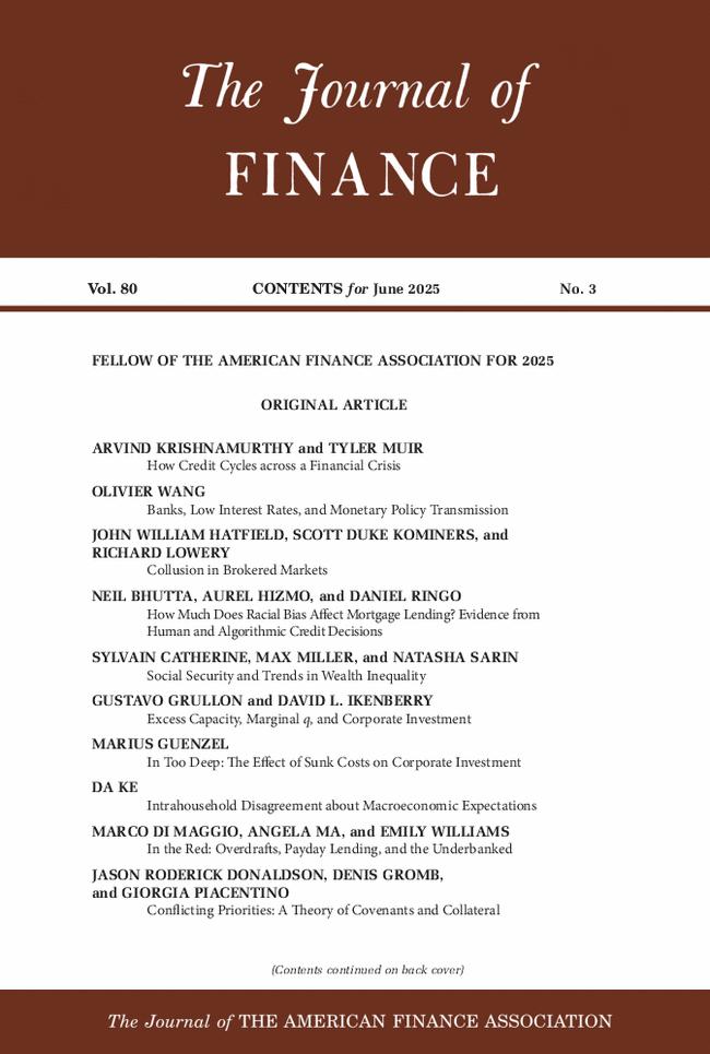 AMERICAN FINANCE ASSOCIATION