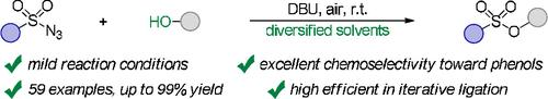 Sulfur–Azide Exchange (SuAEx): A Click Reaction for Chemoselective Sulfonate Ester Formation