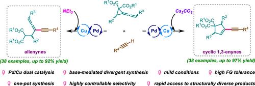 “Cesium Effect”-Mediated/Controlled Divergent Synthesis via Synergistic Pd/Cu-Catalyzed Cascade Reactions