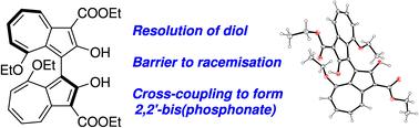 Synthesis and resolution of a 1,1′-biazulene analogue of BINOL†
