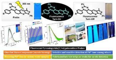 One-Pot Three-Component Cascade Synthesis of Pyrazolopyrido[2,3-h]Quinazolines: Effective Fluorescent Turn-Off Probes for Sensing Pd2+ Ions