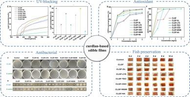 Development and characterization of curdlan-based edible films with enhanced antimicrobial properties for Salmon preservation