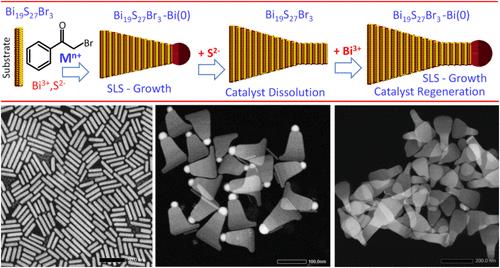 Tuning the Reaction Chemistry for the Sulfo-Bromination of Bismuth, Leading to Dual-Tapered Bi-Sulfobromide Platelet Nanocrystals and Their Heterostructures