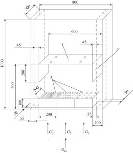 Investigation of a Two-Phase Flow Near a Submerged Perforated Sheet
