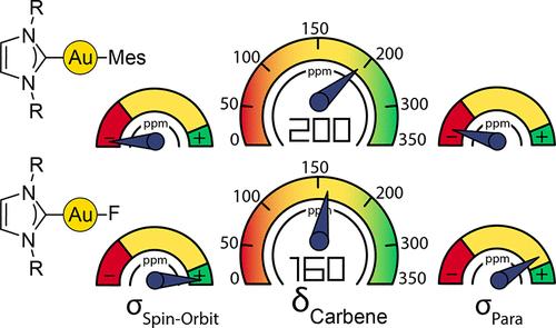 13C Chemical Shift of N-Heterocyclic Carbenes in Coinage Metal(I) Complexes and Clusters: trans-Influence and Spin–Orbit Coupling