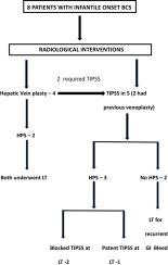 Infantile Onset Budd Chiari Syndrome: Challenges and Outcome of Liver Transplantation After Radiological Interventions