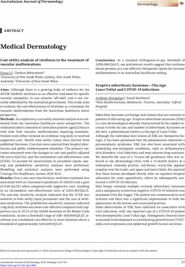 Medical Dermatology
