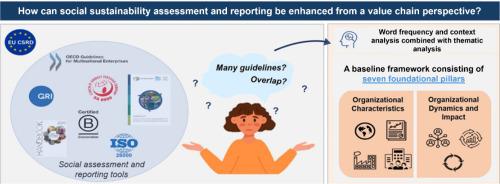 Key aspects in the social dimension of sustainability for assessment and reporting