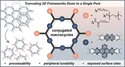 Truncating 2D Framework Materials Down to a Single Pore: Synthetic Approaches and Opportunities