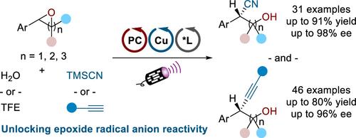 Unlocking Epoxide Radical Anion Reactivity for Asymmetric Cross-Coupling by Copper Metallaphotoredox