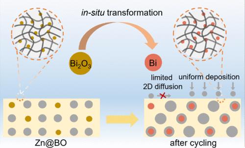 In Situ Bi2O3 Reduction-Derived Zincophilic Sites Facilitate Highly Reversible Zinc Powder Anode