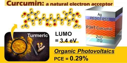 Curcumin: A Natural Electron Acceptor for Organic Optoelectronics