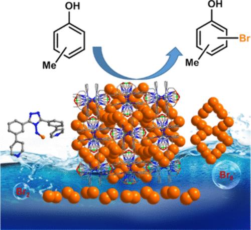 Multipath Bromine Capture by a Metal–Organic Framework and Its Applications