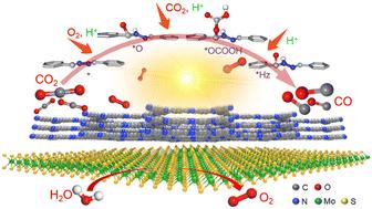 Aerobic oxidation of a covalent organic framework facilitating photocatalytic CO2 reduction with water†