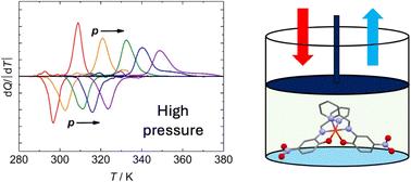 Room-temperature barocaloric effect in [Fe(pap-5NO2)2] spin-crossover material†