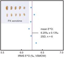 PX xenotime: a new reference material for SIMS oxygen isotopic microanalysis and potential applications†