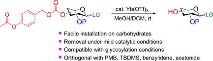 Insight on p‐Acetoxybenzyl Carbonate as an Orthogonal Hydroxyl Protecting Group in Oligosaccharide Synthesis