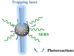 Probing photoreactions of individual suspended carbonaceous aerosols by multi-wavelength OT-SERS†