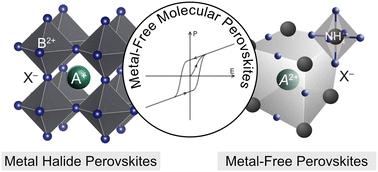 The emergence of metal-free molecular perovskites: challenges and opportunities