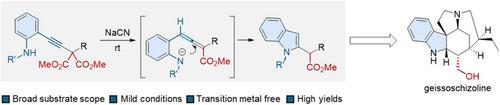 Indole Synthesis via Allenyl Ester; Enantioselective Total Synthesis of Geissoschizoline