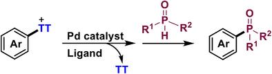 Pd-Catalyzed C(sp2)−P Cross-Coupling of Aryl Thianthrenium Salts