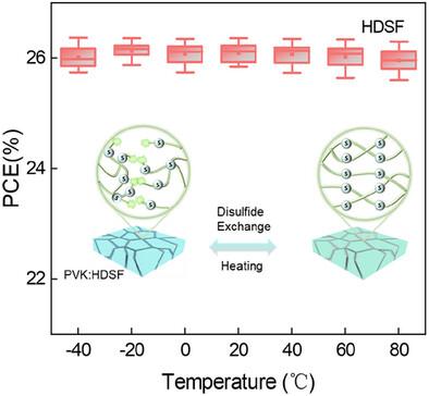 Heat-Triggered Dynamic Self-Healing Framework for Variable-Temperature Stable Perovskite Solar Cells