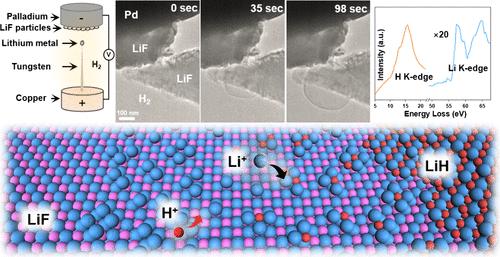 In Situ Environmental Transmission Electron Microscopy Investigation on LiH Formation Prompted by LiF