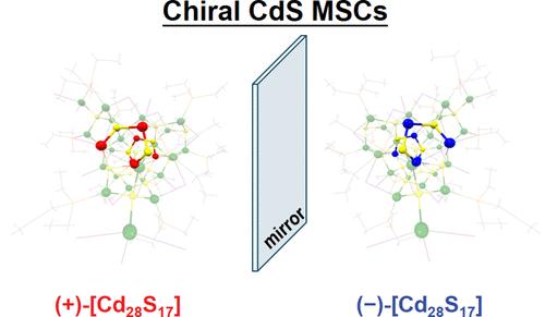 A Chiral CdS Magic-Size Cluster with Enantiomerically-Biased Crystallization