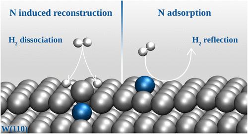 How Surface Reconstruction Affects Hydrogen Dissociation on the N-Precovered W(110): A Theoretical Perspective