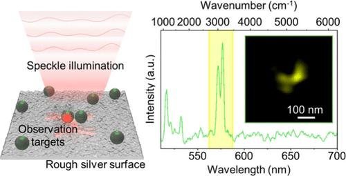Super-Resolution Raman Scattering Imaging Enabled by Rough Metal Films