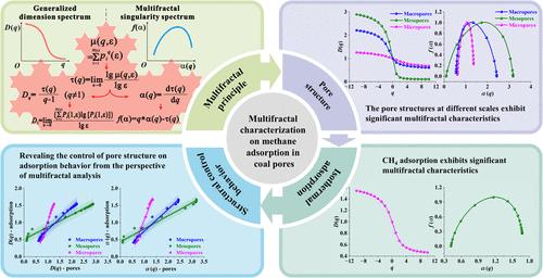 Multifractal Characterization of Methane Adsorption in Coal Pores