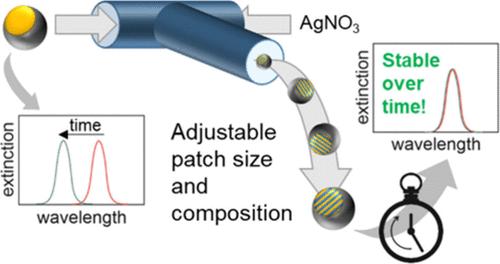 Silver Incorporation into Gold Patchy Nanoparticles: Influence on the Tunability and Long-Term Stability of Plasmonic Properties