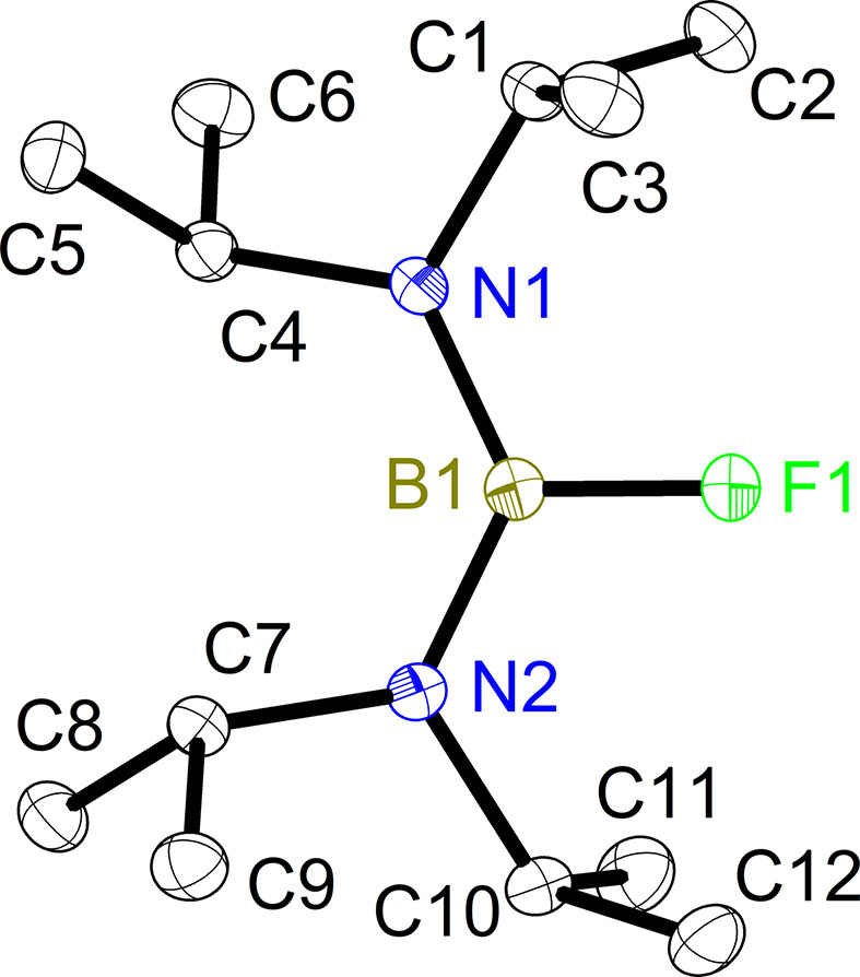 Crystal structure of bis­(diiso­propyl­amino)­fluoro­borane