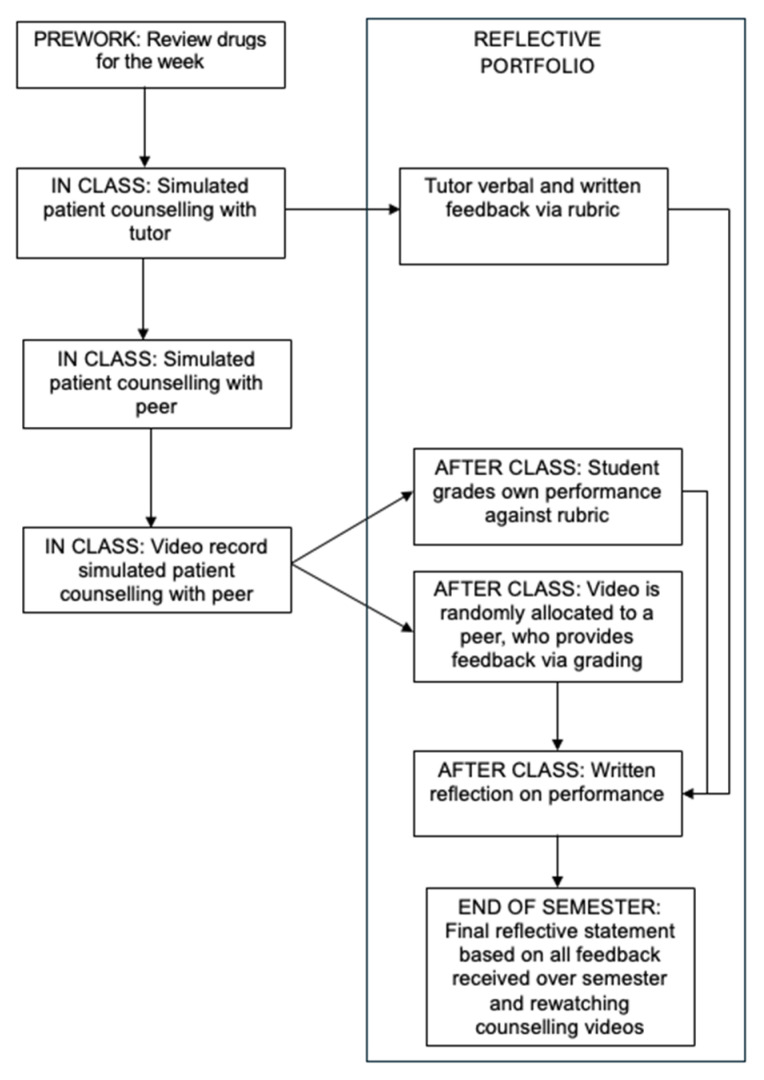 Exploring Pharmacy Students' Perceptions of Feedback and Self-Reflection in Patient Counselling Simulations: Implications for Professional Development.