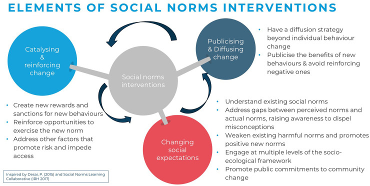 Scoping review of social norms interventions to reduce violence and improve SRHR outcomes among adolescents and young people in sub-Saharan Africa.