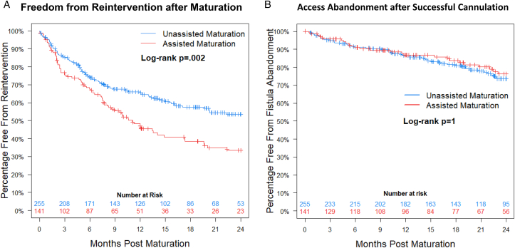 The Impact of Reintervention on Arteriovenous Fistula Maturation and Functional Patency in the Hemodialysis Fistula Maturation Study.